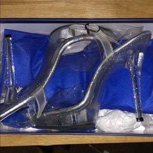 Clear stage heels